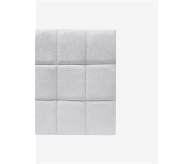 Conforama Cabecero NEBRASKA 105cm Extra Blanco Tela