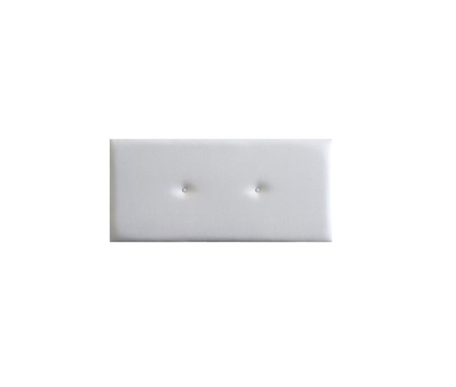 Conforama Cabecero SAKAI blanco 105cm x 50cm polipiel