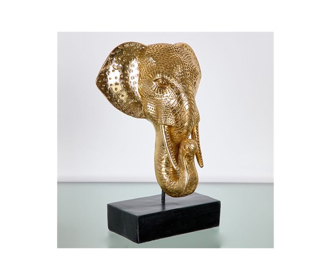 Conforama Cabeza Presume De Casa Madagascar17*25*12.5doradoresina