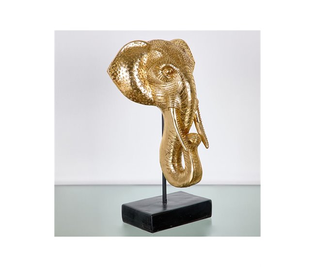 Conforama Cabeza Presume De Casa Madagascar23.5*36.5*16doradoresina