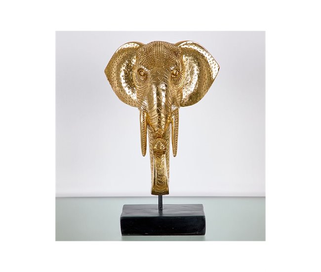 Conforama Cabeza Presume De Casa Madagascar23.5*36.5*16doradoresina