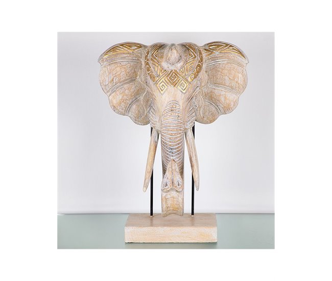 Conforama Cabeza Presume De Casa Mogambo44*57*19blancometal