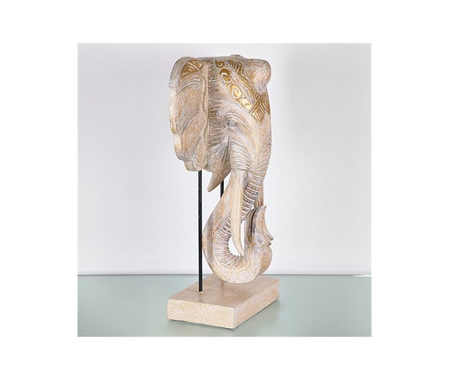 Conforama Cabeza Presume De Casa Mogambo44*57*19blancometal