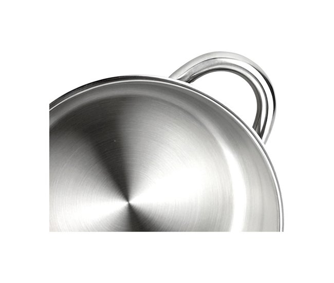 Conforama Cacerola FAGOR Acero Inoxidable 18/10 Cromado (Ø 20 Cm)