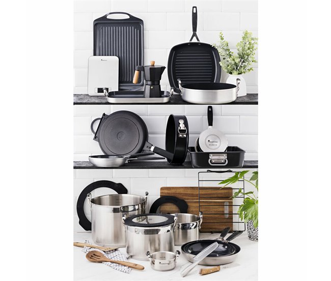 Conforama Cacerola Masterpro BGEU-3777 Ø 16 Cm Acero Inoxidable Aluminio
