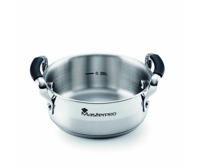 Conforama Cacerola Masterpro Ø 12 cm Plateado Acero Inoxidable