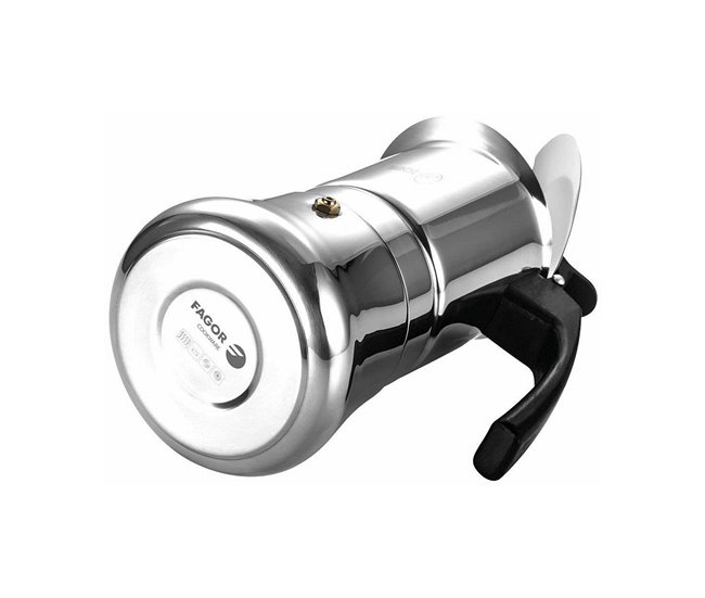 Conforama Cafetera Italiana FAGOR Acero Inoxidable 18/10 Cromado (10 Tazas)