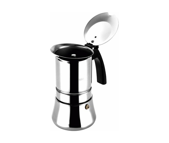 Conforama Cafetera Italiana FAGOR Etnica Acero Inoxidable 18/10 (6 Tazas)