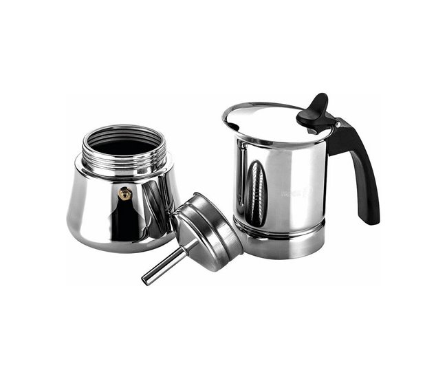 Conforama Cafetera Italiana FAGOR Etnica Acero Inoxidable 18/10 (6 Tazas)