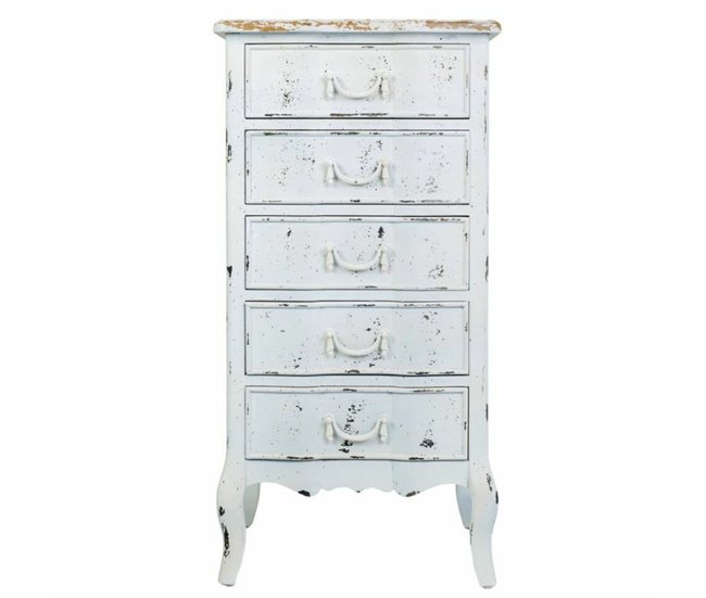 Conforama Cajonera Alexandra House Living Blanco Madera De Abeto Madera MDF 40 X 98 X 50 Cm