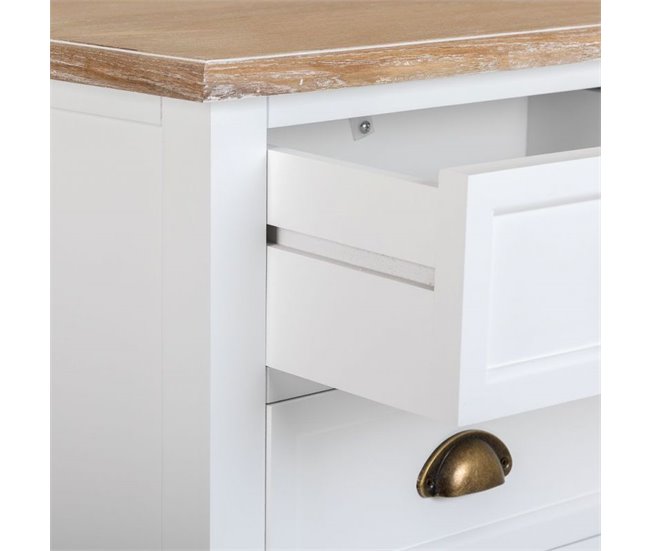 Conforama Cajonera Alexandra House Living Natural Madera Metal 95 X 40 X 50 Cm