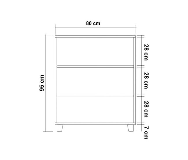 Conforama Cajonera Dpetruzz Cómoda Multiusos Cómoda De Dormitorio Gabinete Con Cajones 80x43h95 Cm Roble