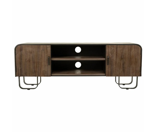 Conforama Cajonera Multiusos Alexandra House Living Marrón Madera Hierro Chapa Madera De Abeto 42 X 58 X 150 Cm
