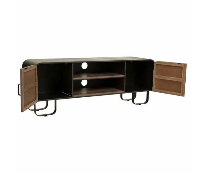 Conforama Cajonera Multiusos Alexandra House Living Marrón Madera Hierro Chapa Madera De Abeto 42 X 58 X 150 Cm