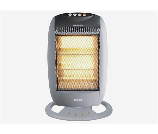 Conforama Calefactor halógeno 1200 W SOGO CAL-SS-18223