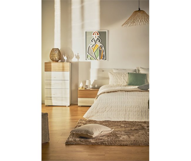 Conforama Cama BARI 150 X 190 Cm Con Somier Incluido