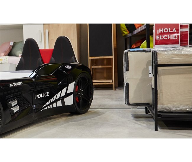 Conforama Cama Coche 90x190cm POLICE Con Mando Incluido
