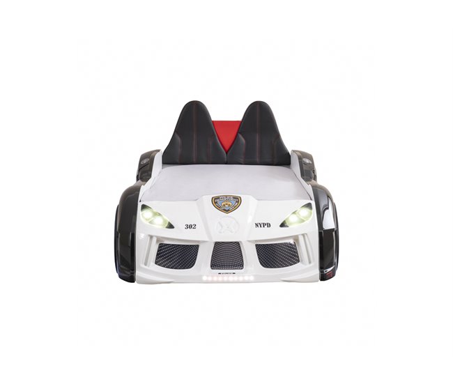 Conforama Cama coche 90x190cm POLICE con mando incluido