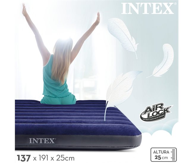 Conforama Cama Hinchable INTEX Dura-Beam Standard Modelo Classic Downy