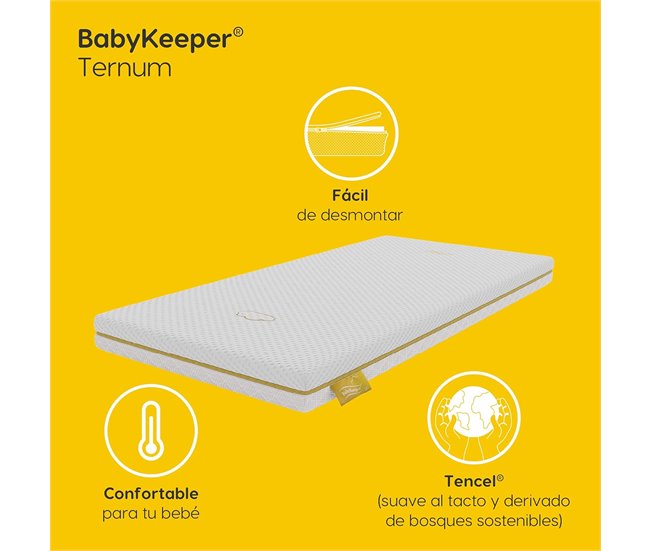 Conforama Cama Infantil Tipi 140x70 Apache Wonderland De Madera De Haya Y Color Blanco + Colchón Sanitario Ternum