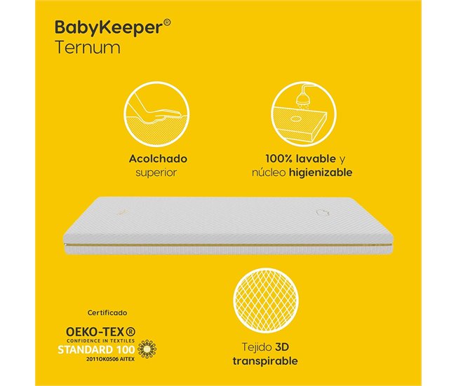 Conforama Cama Infantil Tipi 140x70 Apache Wonderland De Madera De Haya Y Color Blanco + Colchón Sanitario Ternum