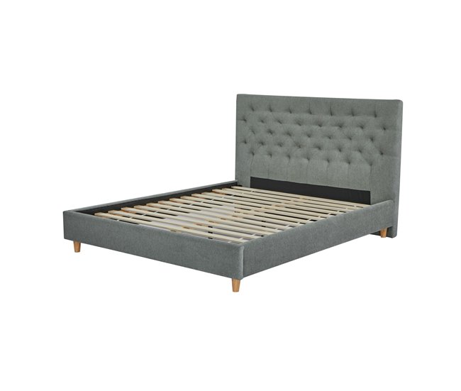 Conforama Cama SHERATON 150x190cm Color Verde Claro