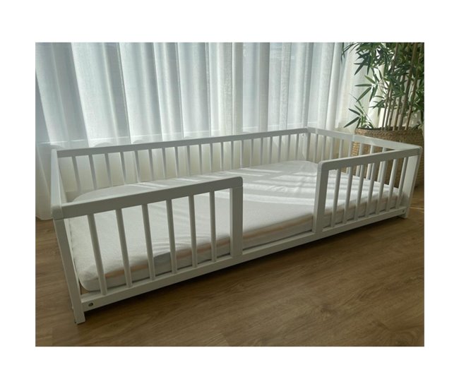 Conforama Cama Sofá Para Mascotas Grandes WonderWoof Elevada Hecha De Madera De Haya - Blanco