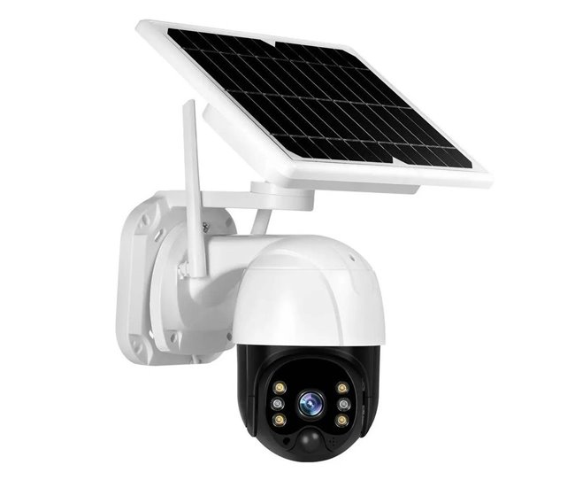 Conforama Cámara de vigilancia WiFi con energía solar