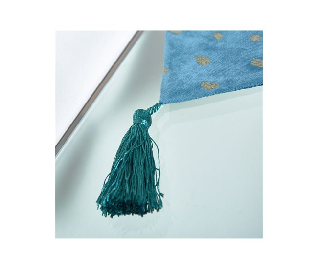 Conforama Camino Presume De Casa Geneve 30*180*0.4 Azul/dorado Poliester
