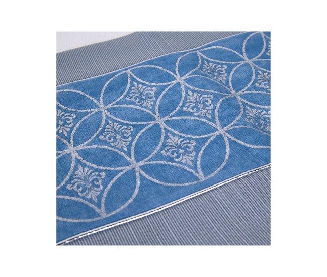Conforama Camino Presume De Casa Iris 30*180*0.4 Gris/azul/plateado Poliester
