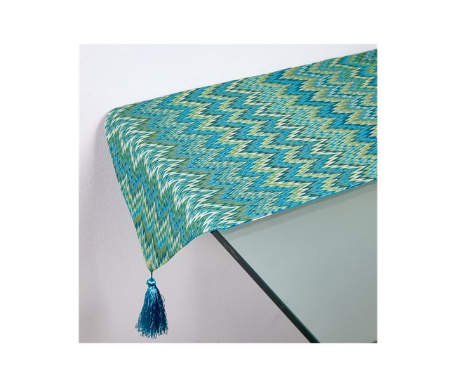 Conforama Camino Presume De Casa Mika 30*180*0.4 Azul/verde/beige Poliester