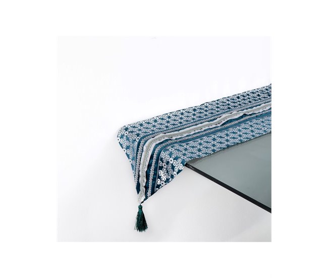 Conforama Camino Presume De Casa Sophie 30*180*0.5 Azul Plateado Poliester