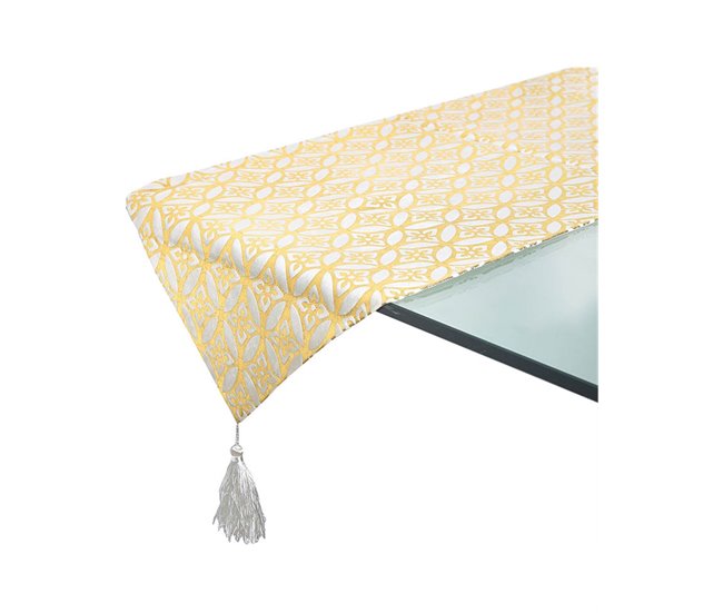Conforama Camino Presume De Casa Vivienne 33*180*0.5 Beige/dorado Poliester