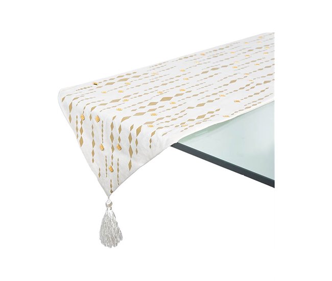 Conforama Camino Presume De Casa Yvette 33*180*0.5 Beige/dorado Poliester
