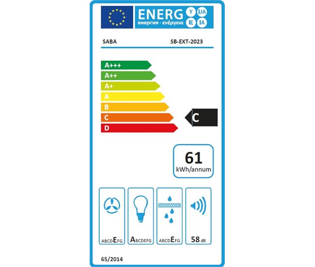 Conforama Campana Piramidal De Pared SABA SB-EXT-2023