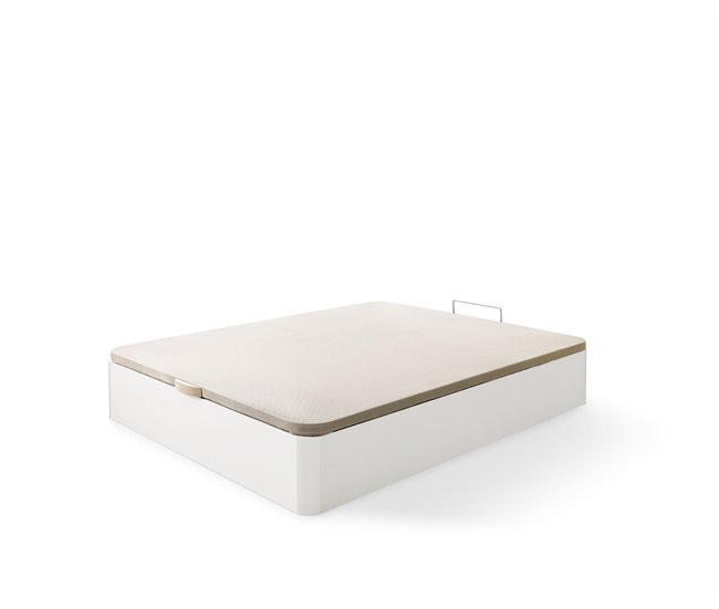 Conforama Canapé Diana Abatible De Madera 105x200cm Gran Capacidad Sin Montaje Blanco