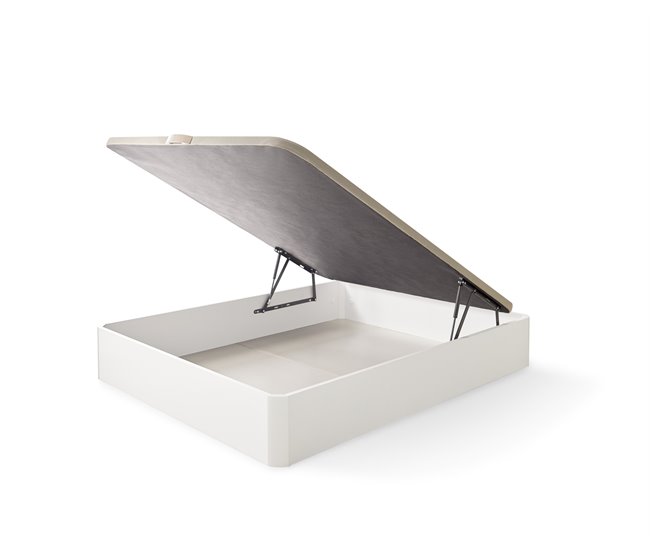 Conforama Canapé Diana Abatible de Madera 105x200cm Gran Capacidad Sin Montaje Blanco