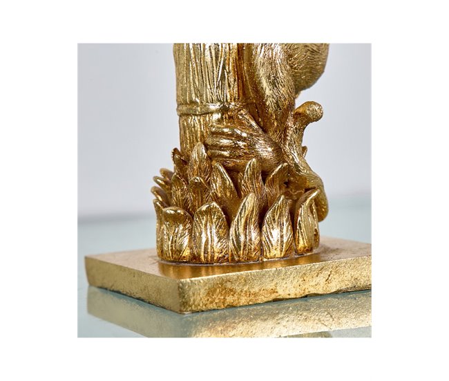 Conforama Candelabro Presume De Casa Palm 14.5*31.5*14 Dorado Resina