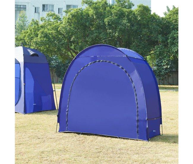 Conforama Carpa Para 2 Biciclitas Bergendal Portátil 198x84x160cm - Azul [pro.tec]