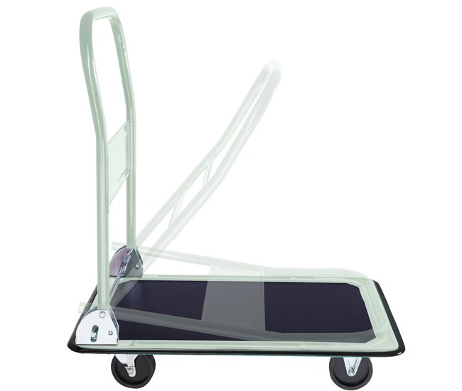 Conforama Carretilla Plegable Máx. 150kg De Carga Blanco