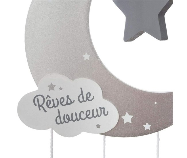 Conforama Carrusel Para Cuna Atmosphera Luna Gris Madera MDF