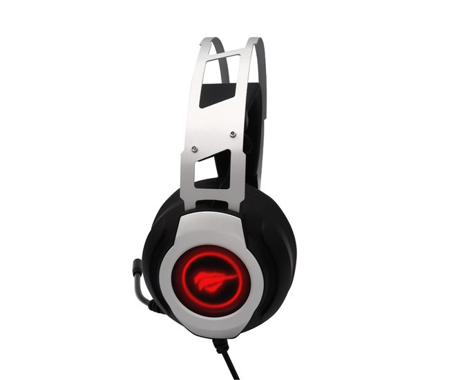 Conforama Cascos Gaming Metalizado USB 7.1 Luz RGB HV-H2007U