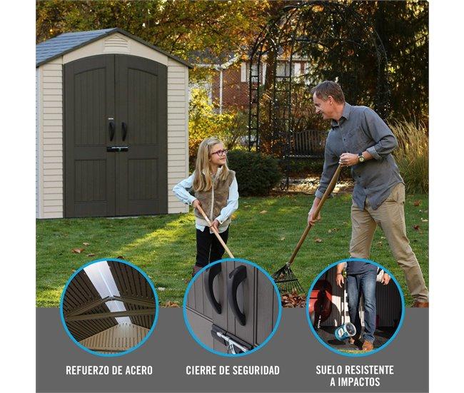 Conforama Caseta Jardín Ultrarresistente Lifetime Uv100