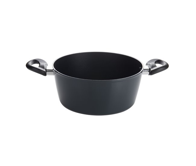 Conforama Cazuela 24 Cm Fondo Aluminio Reforzado - Apto Para Todo Tipo De Fuego Italian Design