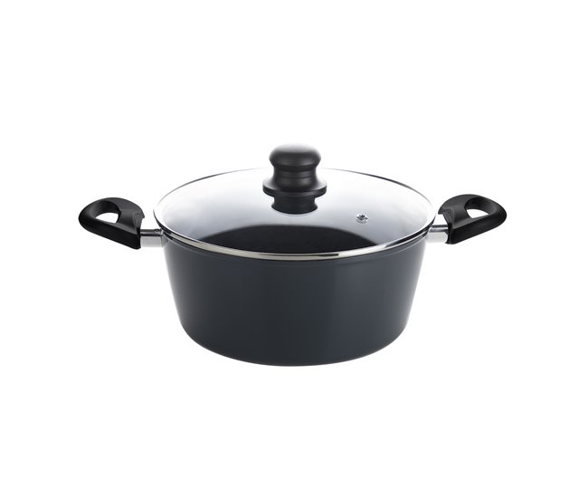 Conforama Cazuela 24 cm fondo aluminio reforzado - apto para todo tipo de fuego Italian Design