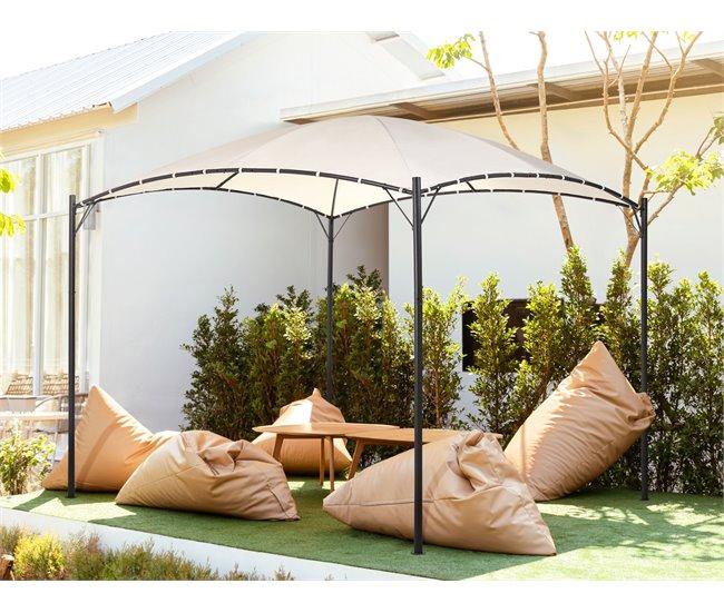 Conforama Cenador De Metal Beige/negro 305 Cm VOMERO