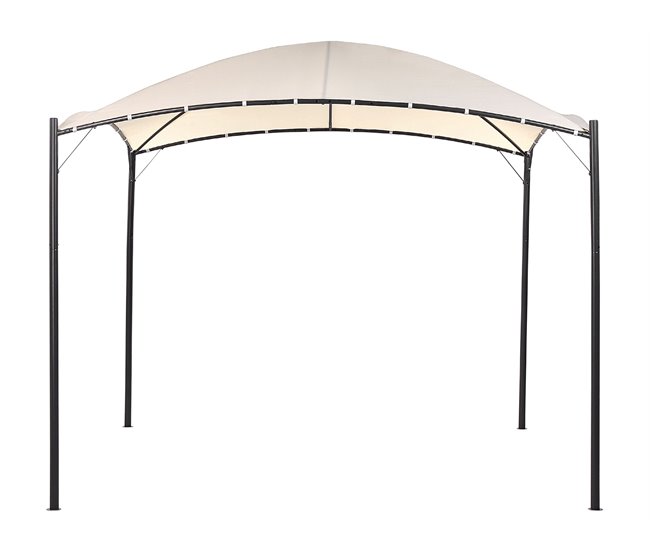 Conforama Cenador De Metal Beige/negro 305 Cm VOMERO