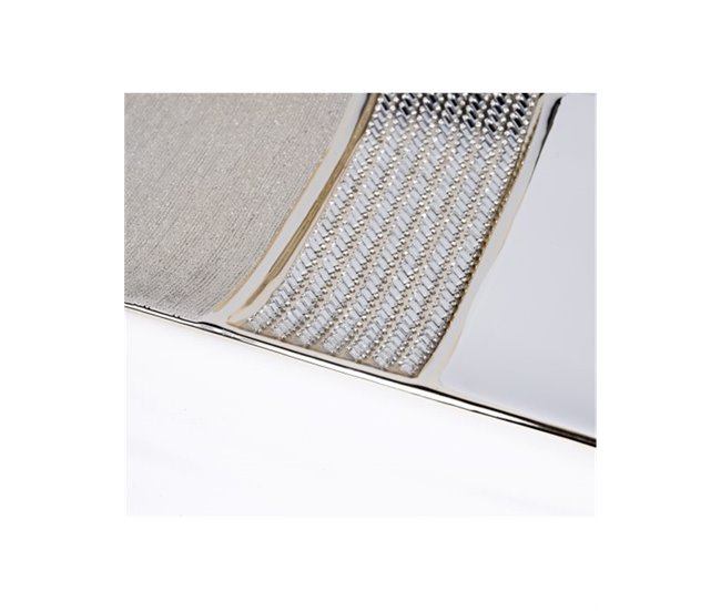 Conforama Centro Presume De Casa Estelle 39*3*17.5 Blanco/champagne Cerámica/acrílico