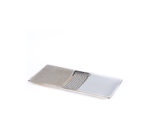 Conforama Centro Presume De Casa Estelle 39*3*17.5 Blanco/champagne Cerámica/acrílico
