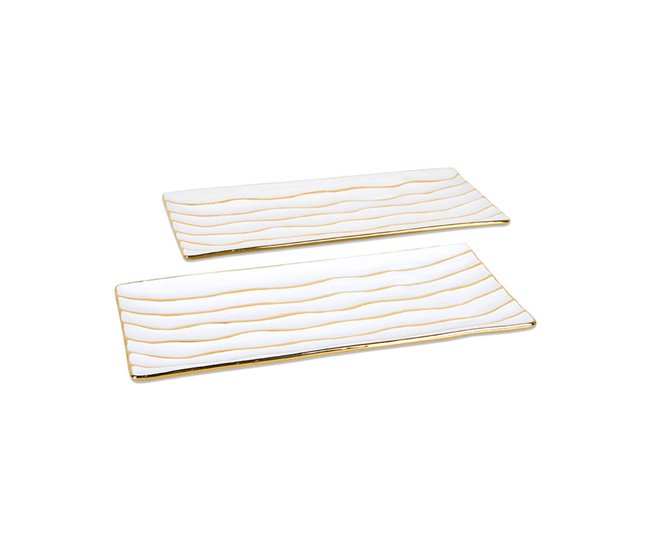 Conforama Centros Presume De Casa Avice 39*3*17.5 Blanco/dorado Cerámica